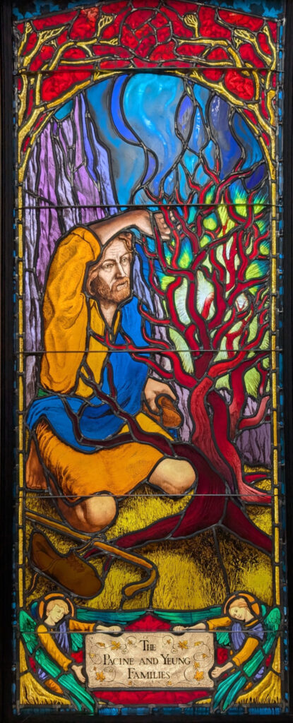 Stained glass window — Saint Mary of Sorrows